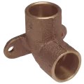 CAST COPPER DROP EAR 90 ELBOW CXC LEAD FREE 1/2" | B073550