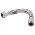 Flexible Water Heater Connector, 3/4" x 3/4" FIP 18 Stainless Steel, Corrugated Hos | SS3088FLEX18LF