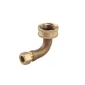 Dishwasher Elbow Connector, LF EL 3/8" X 3/4" FHT | 637B23HWP