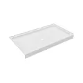 Center Drain Shower Pan, Alcove, White | FF03460MD.010