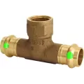 Tee, 1" x 1" x 1/2" Press x Press x FPT Copper ProPress | 79760