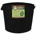 Gro Pro Premium Round Fabric Pot w/ Handles 7 Gallon - Black (84/Cs)