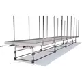 Active Aqua IZON Rolling Bench Trellis Kit (pack of 4)