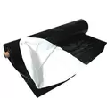 Black White Poly, 100' x 10', 5.5 mil