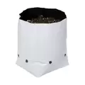 Hydrofarm Black & White Grow Bag, 1 gal (20 packs of 25)