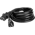Notched Ballast Power Cord, 8', 120V, AWG 14/3