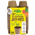 Jiffy 26pk 2" Round Peat Pots Bonus Pack