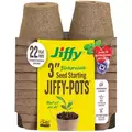 Jiffy 22pk 3" Round Peat Pots Bonus Pack