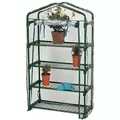 Gardener Select 4 Ventilated Shelf Small Greenhouse with Heavy Duty Transport Cover