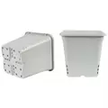 SunPack 12"x12" Square Pot, White 12" Tall