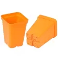SunPack 2.5" Square Pot, Orange