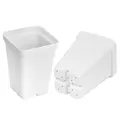 SunPack 2.5" Square Pot, White