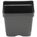 Landmark 04.50 Square Press Fit Pot Black 375 Per Case 28 Cases Per Pallet