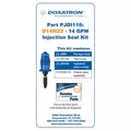 DOSATRON PJDI116VF SEAL KIT FOR D14MZ2 14GPM