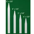 DPI 1000/4" Molded Plastic Labels White