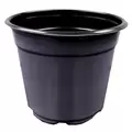 Landmark 04.50 Geranium Round Thermoformed Pot Maxi Grow Black 450 Per Case 48 Cases Per Pallet ( X-45RMGTB )