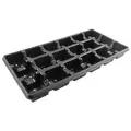 Grower Select 03.50 Square Transport Tray 18 PS Black 110/CS