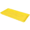 SunPack 1020 Heavy Duty Shallow Tray, No Holes, Yellow