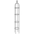 AGW 72" Tall Obelisk with Split Twist Black