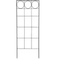 AGW 64" Tall Circle Screen Trellis Matte Black