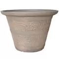 GROWER SELECT ENVIROBLEND 16IN TUMBLED SCROLL PLANTER EARTH 12/CS