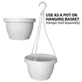 Grower Select 10.50 Combo Pot With Dish White 50/CS 40CS/PL