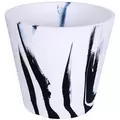 Gardener Select 7.9" Mixed Stone White and Black Planter