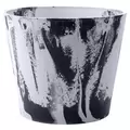 Gardener Select 16" Mixed Stone White and Black Planter