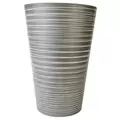 Gardener Select 12" Tall Round Planter Light Grey