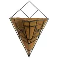 Gardener Select 12" Black Plaid Triangle Wall Basket 12"wx8"dx17"h 6/CS