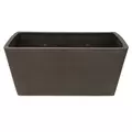 Gardener Select 10" Rectangle Balcony Planter Light Grey