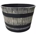 Gardener Select 12" Nat Whiskey Brl Round Planter 12/CS