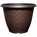 Grower Select 11.00 Weave Round Planter Chestnut 25/CS