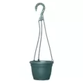 Grower Select 06.00 Bella Hanging Basket With Hanger Green 46/CS, 6in OD x 4.4in H x 4.0in BD" , 1.2 Liters, 0.3 Gallons