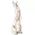 MCarr 19.3" Small Praying Rabbit Antique White