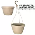 Grower Select 10.50 Combo Pot With Dish Mocha 50/CS 40CS/PL