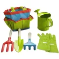 Gardener Select 6pc Kids Tool Set - Trowel, Fork, Spade, Bag, Glove & Watering Can