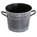 Gardener Select 8" Bucket Planter Antique Black 8"x6.3"x6.5" 12/CS