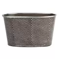Gardener Select 10" Zinc Oval Planter Brown with White Dot 9.5"x5.7"x5.5"