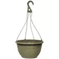 Grower Select 12.00 Boxwood Hanging Basket ACP Aged Cappuccino with Hanger 50/CS