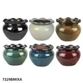 MCarr 12pc Self Watering Scallop Pot Mixed Asst