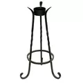 E-V Victorian Globe Stand Black for 10"-14" Globes