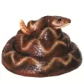 MCarr Rattler Snake Resin Statue