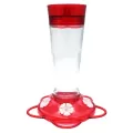 Classic 10oz Ruby Glass Hummingbird Feeder 5 Ports