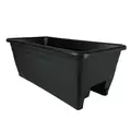 HC 24" Deck Rail Box Planter Black