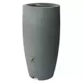 Algreen 80gal Athena Rain Barrel Charcoal Stone