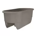 Apollo 24" Dual Deck Rail Planter Driftwood