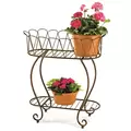 Deer Park Medium Oval Wave Planter Indoor Outdoor