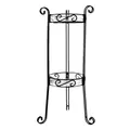 Deer Park 2 Tier Plant Stand Column Black