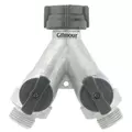 Gilmour Zinc Dual Y w Shut Off Valves